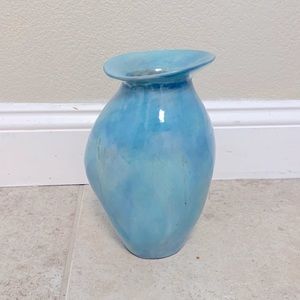 Aletha Soule Studio California 1991 Blue-green Vase Numbered 96